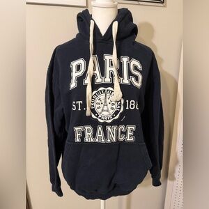 Navy “Paris” France Hoodie